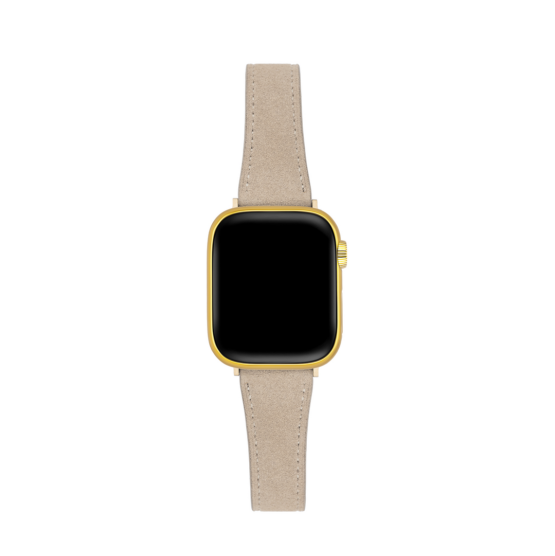 Elegant Suede Leather Apple Watch Bands for Women