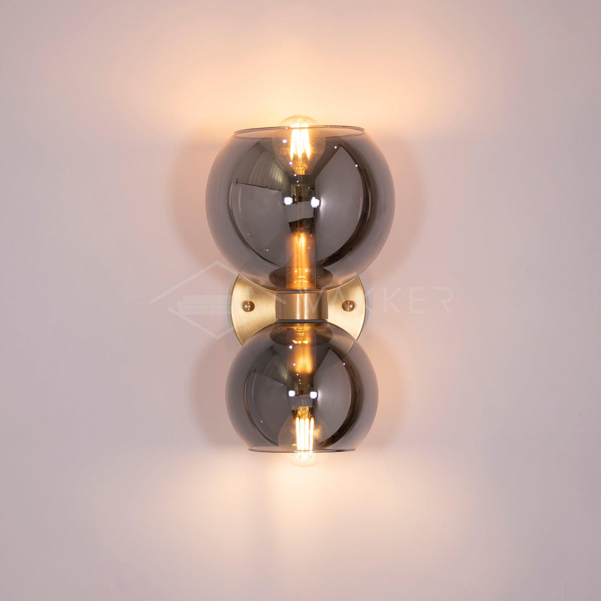 Round Opal Glass Nordic Inspired Wall Sconce