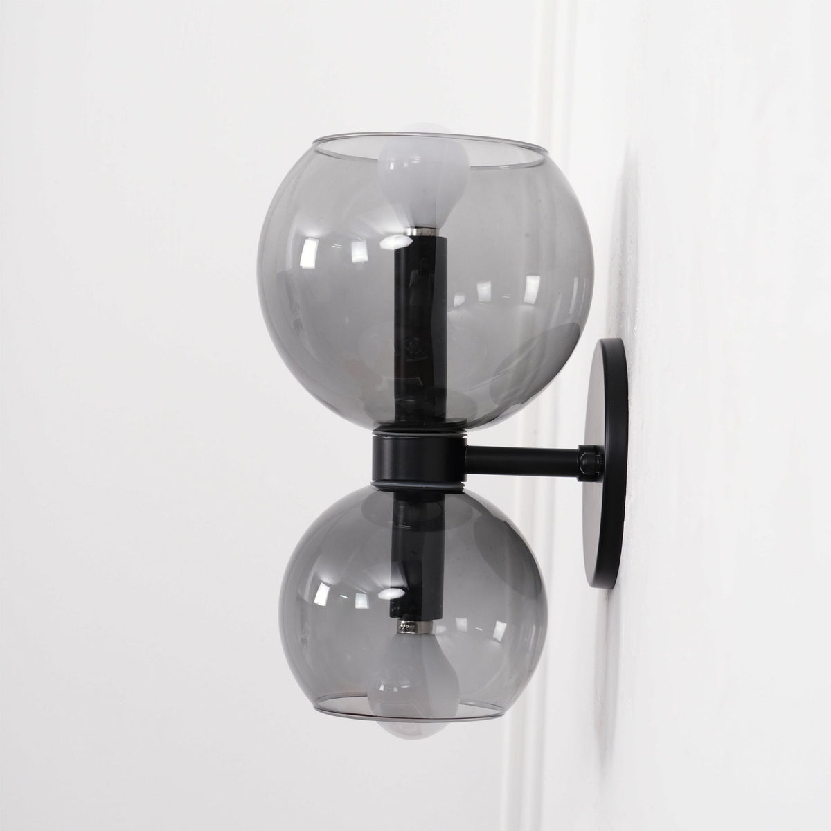 Round Opal Glass Nordic Inspired Wall Sconce