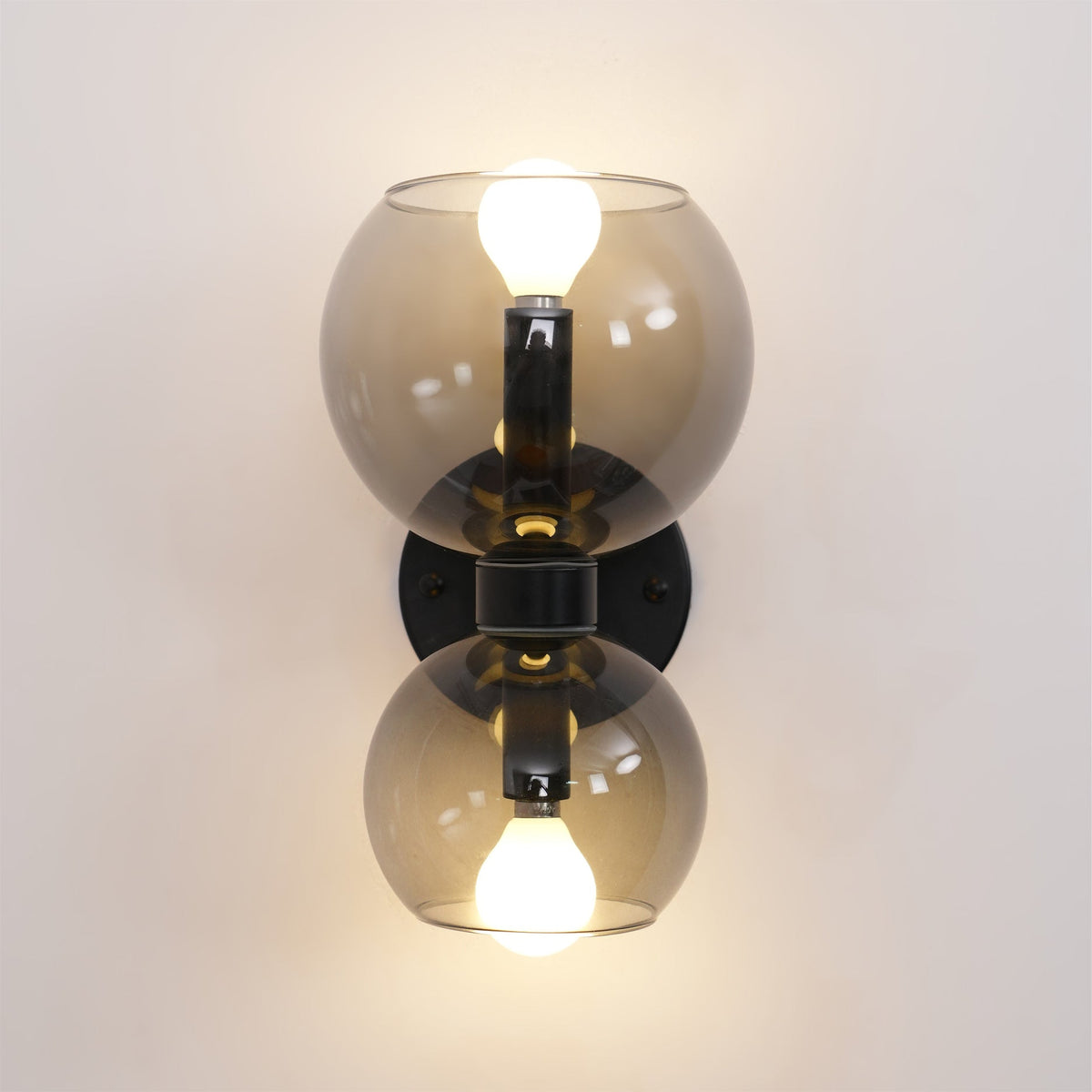 Round Opal Glass Nordic Inspired Wall Sconce