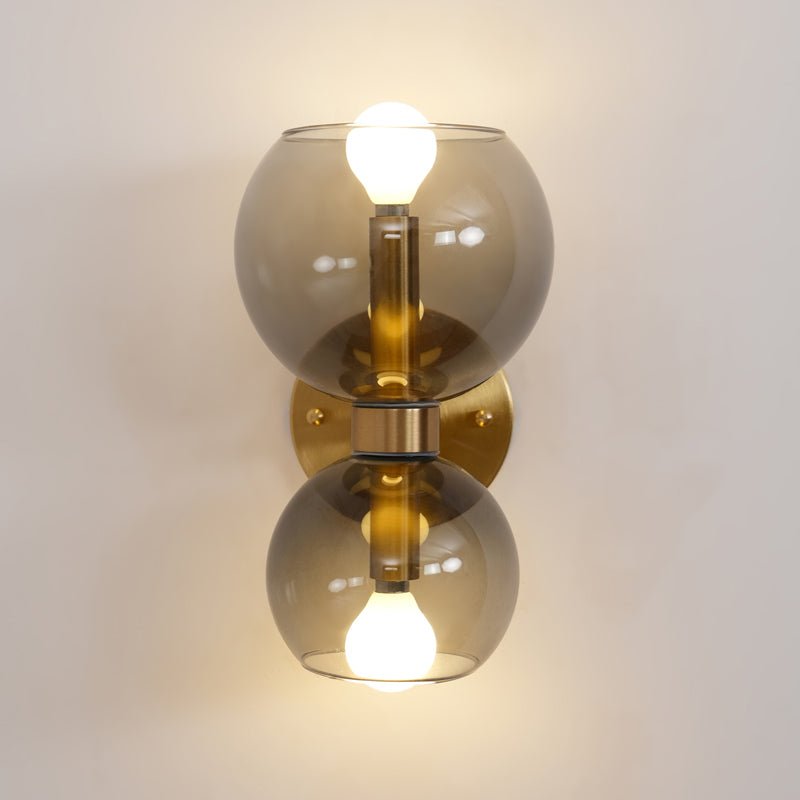 Round Opal Glass Nordic Inspired Wall Sconce