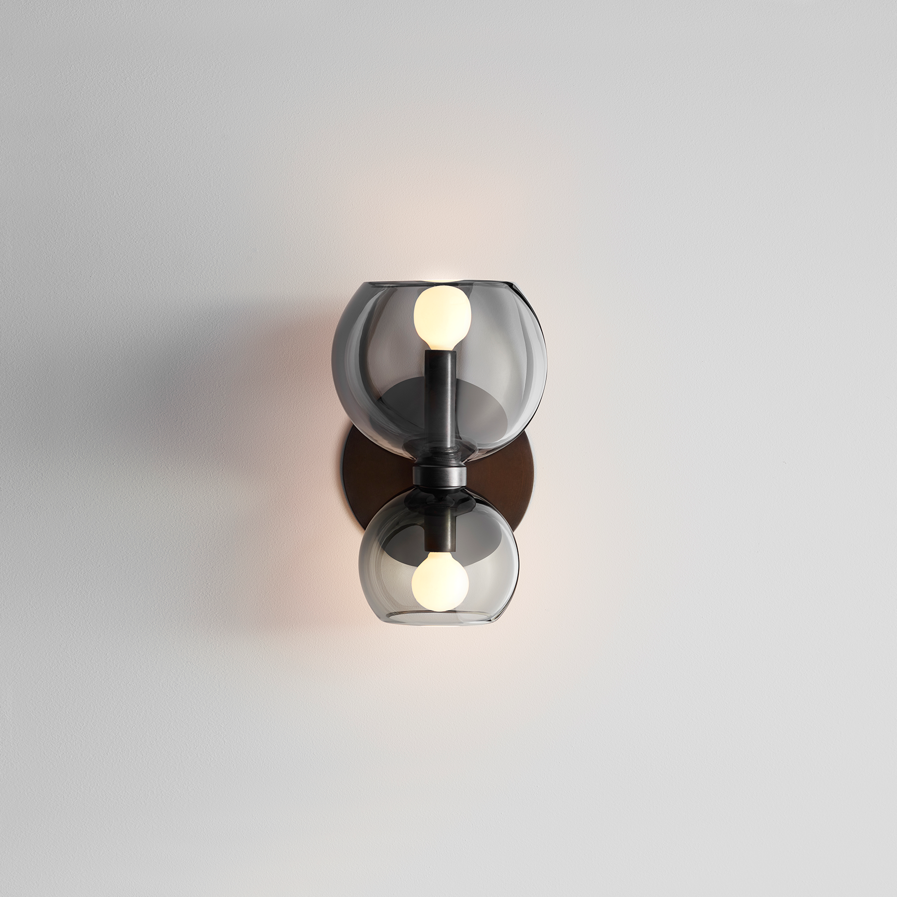 Round Opal Glass Nordic Inspired Wall Sconce