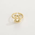 Load image into Gallery viewer, Cute Bubble Letter Initial Ring
