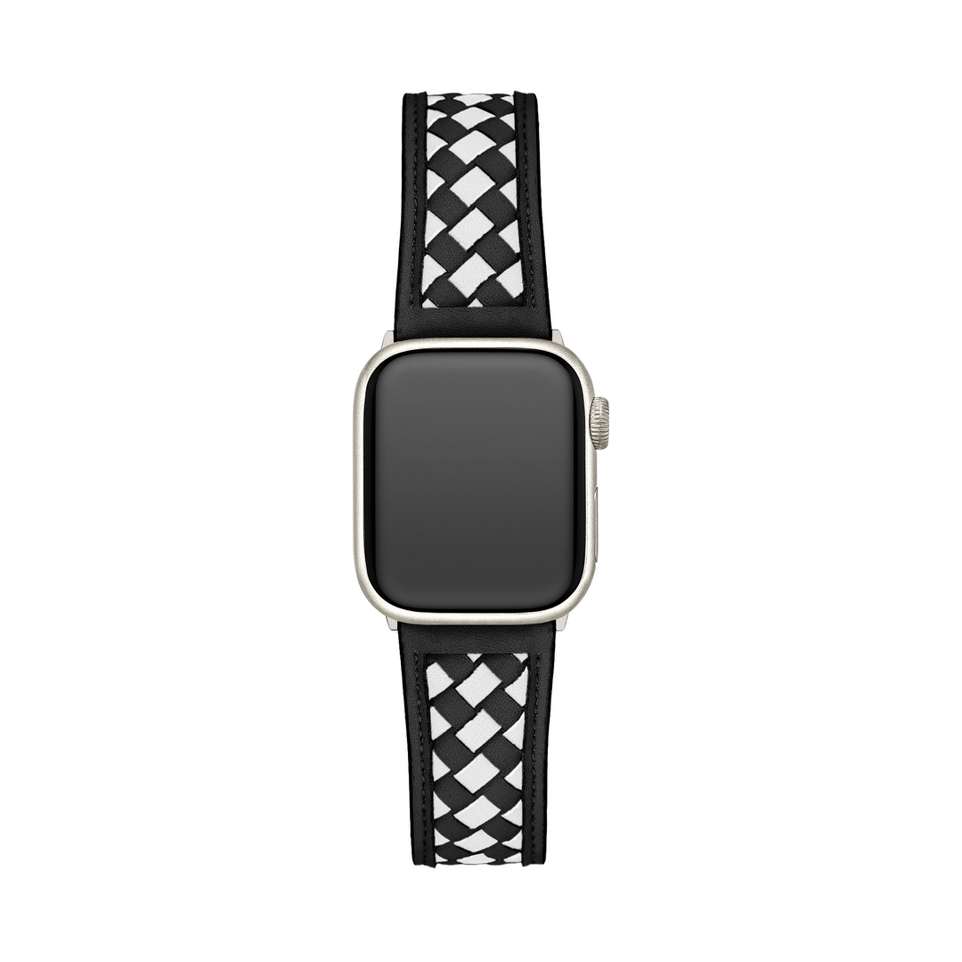 Classic Leather Braided Apple Watch Bands for Women