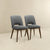 Elegant Dark Grey Fabric Dining Chairs for Dining Spaces