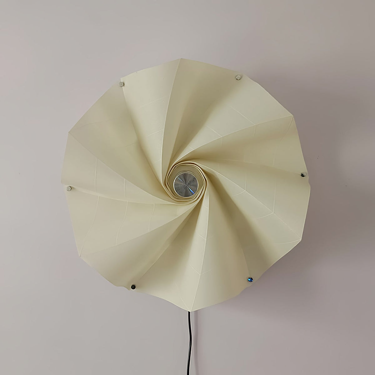 Sculpted Bloom Petal Contemporary Wall Lamp