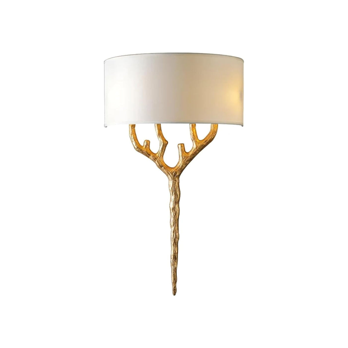 Brass Branch Tree Sculpture Contemporary Wall Lamp