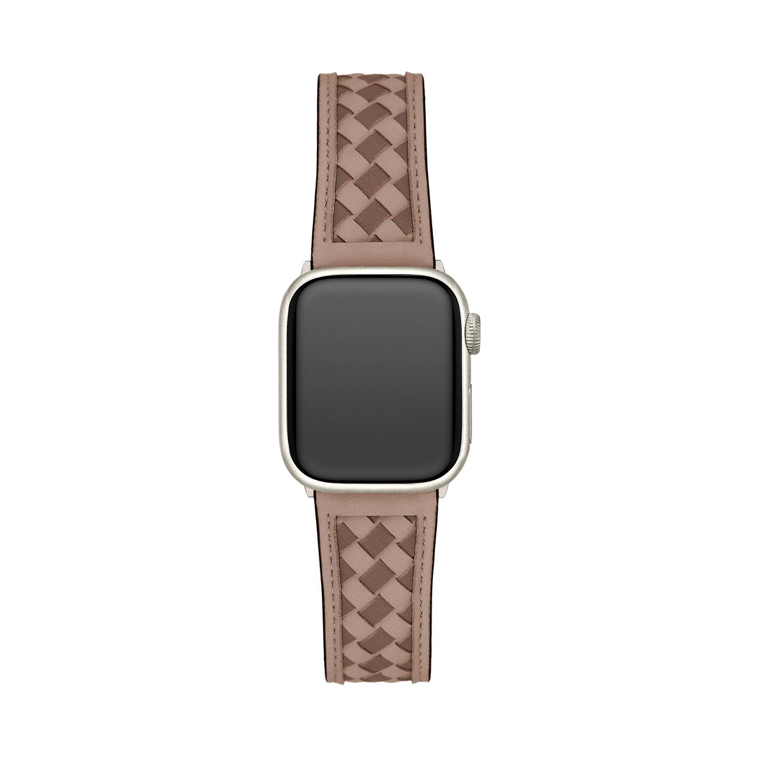 Classic Leather Braided Apple Watch Bands for Women