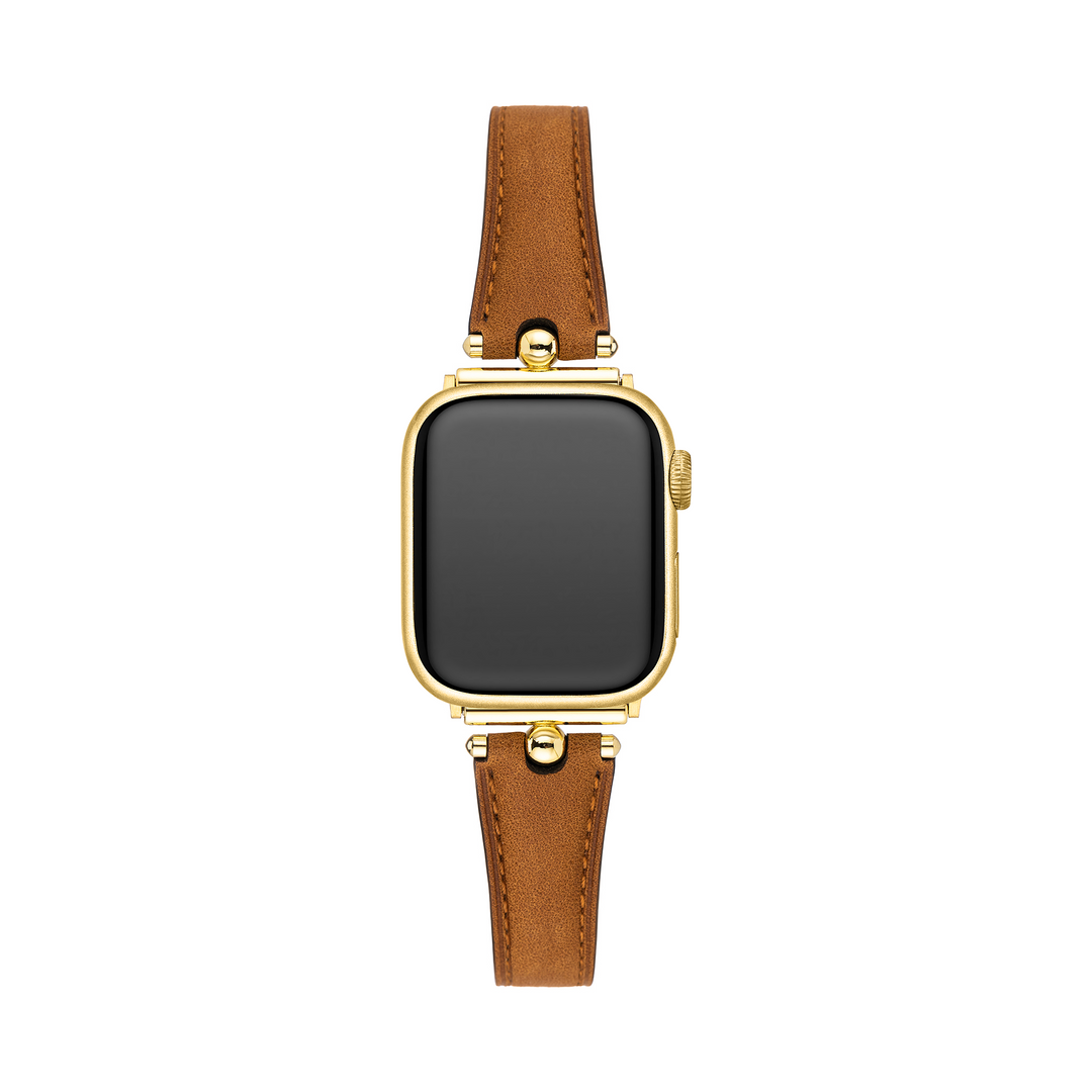 Luxury Genuine Leather Apple Watch Bands for Women