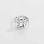 Load image into Gallery viewer, Cute Bubble Letter Initial Ring
