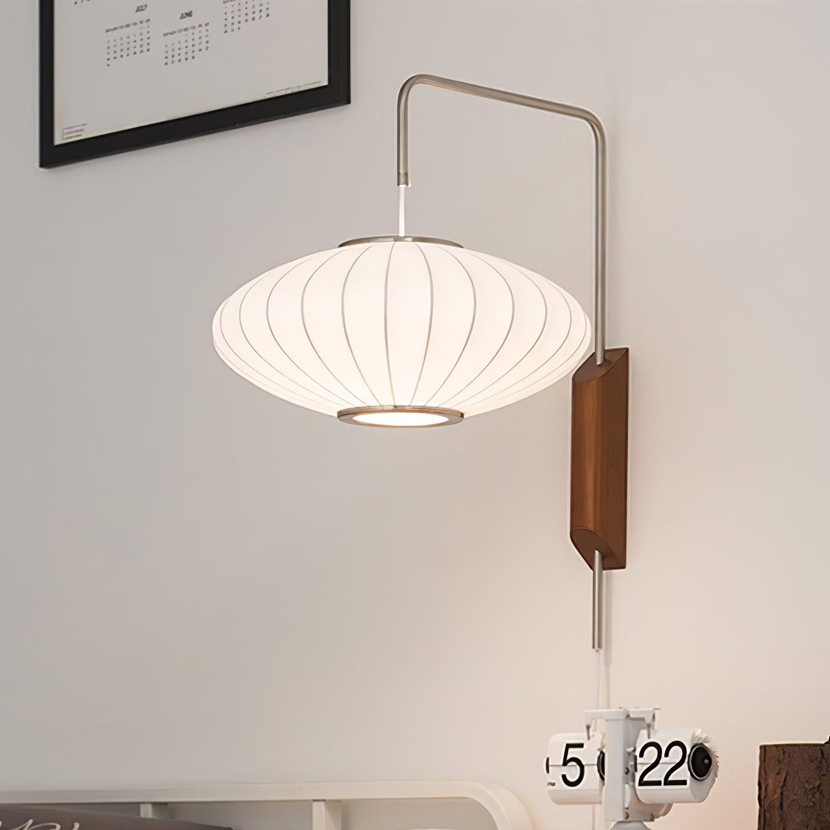 Spherical Contemporary Wall Sconce Swivel Arm