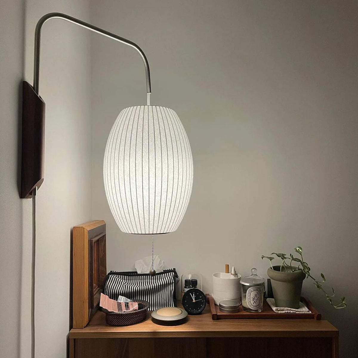 Spherical Contemporary Wall Sconce Swivel Arm