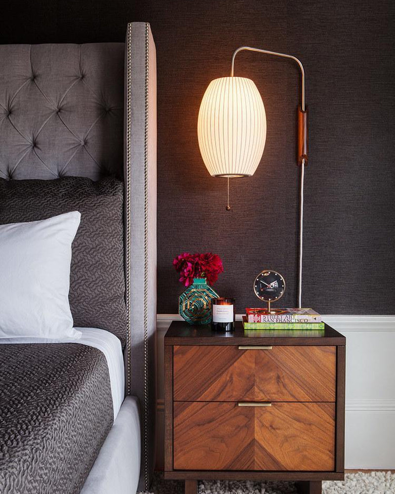 Spherical Contemporary Wall Sconce Swivel Arm