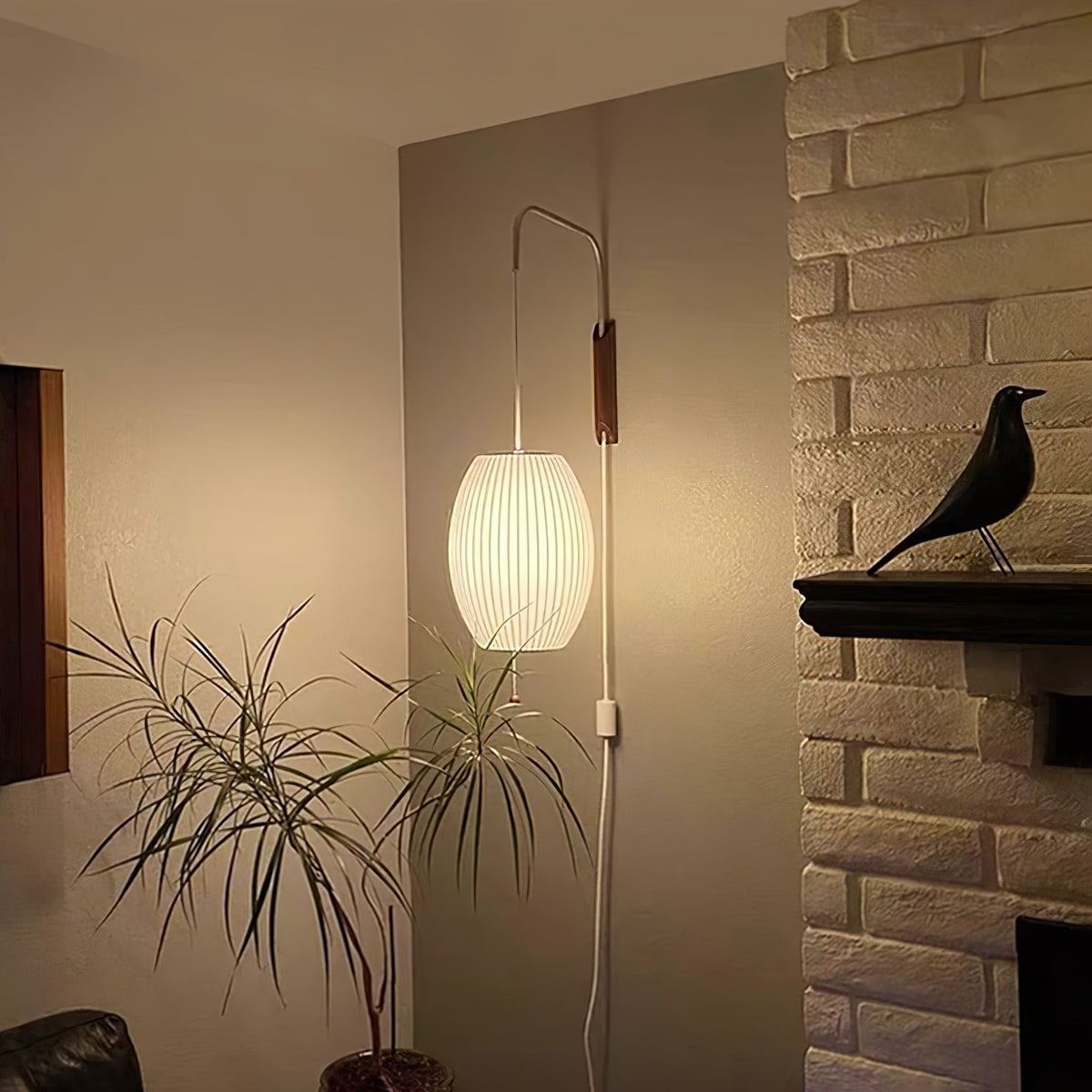Spherical Contemporary Wall Sconce Swivel Arm