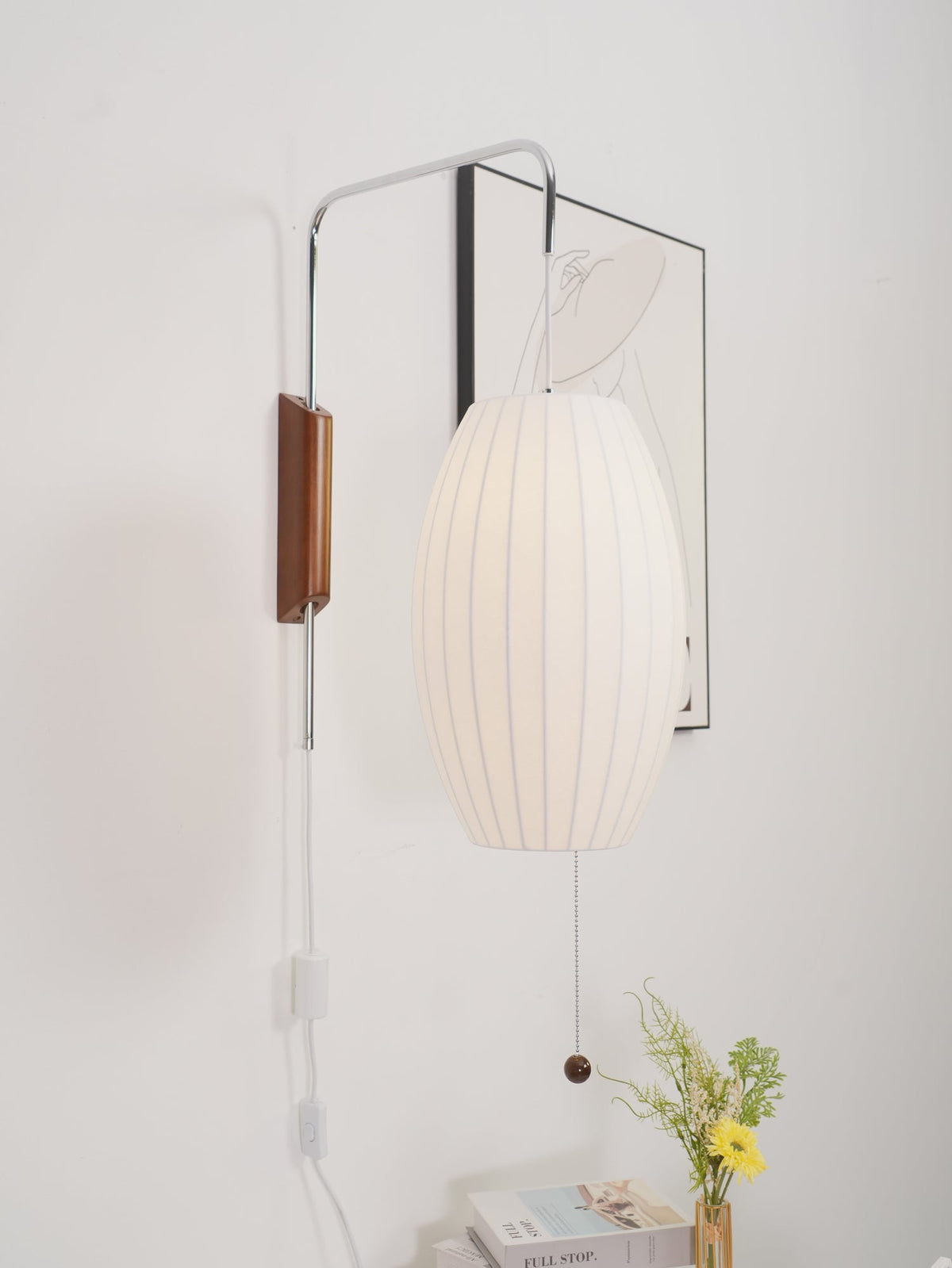 Spherical Contemporary Wall Sconce Swivel Arm