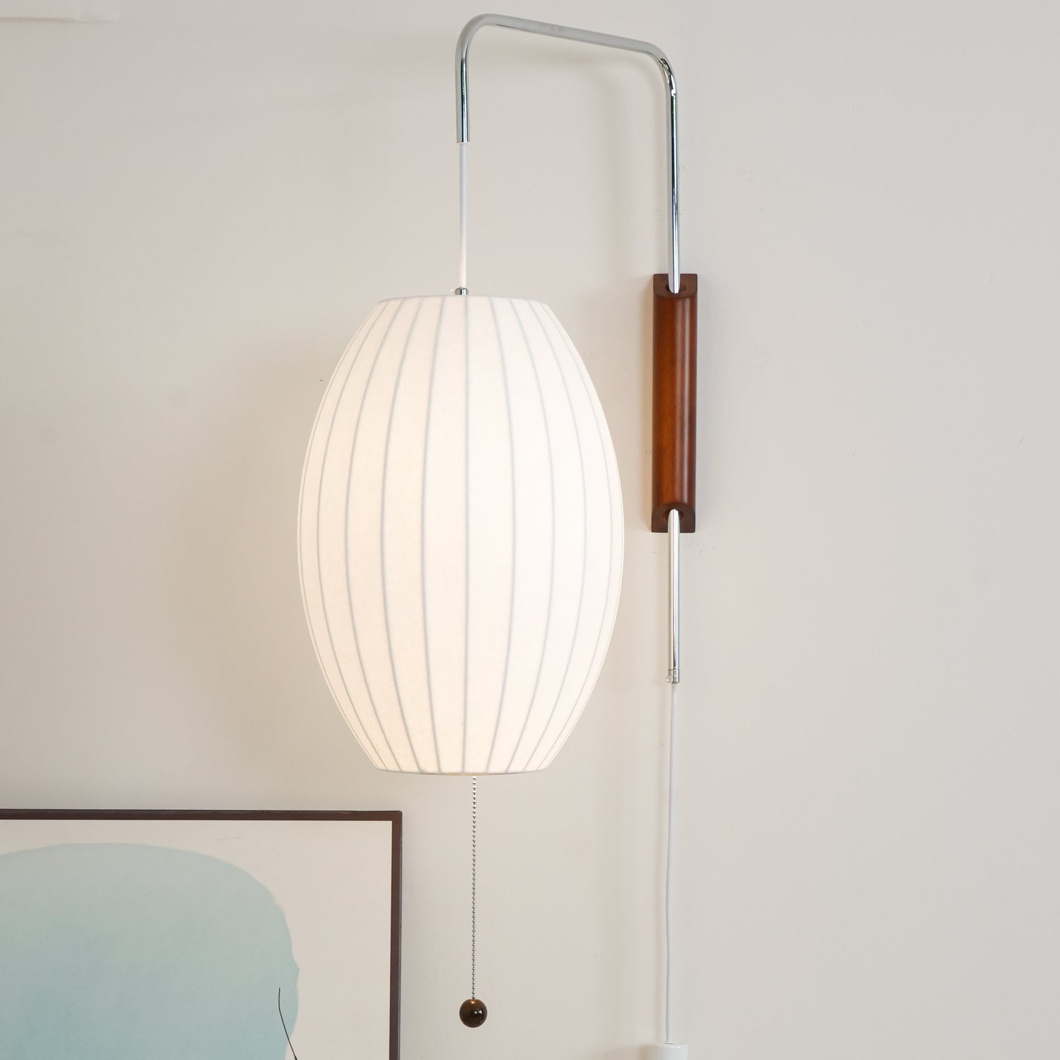Spherical Contemporary Wall Sconce Swivel Arm
