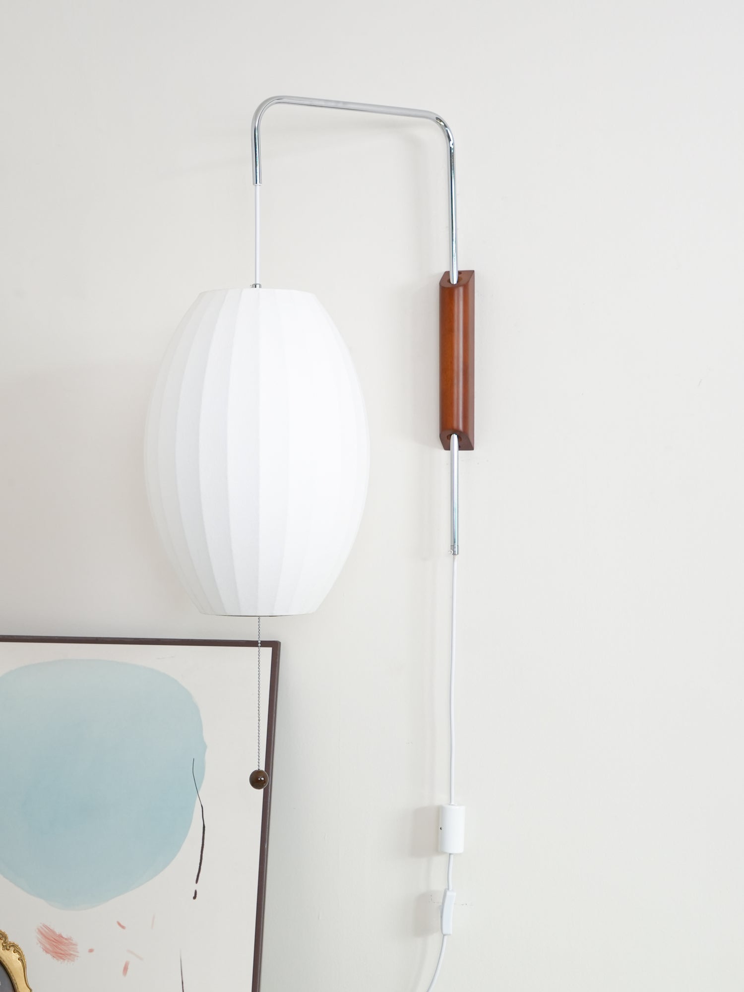 Spherical Contemporary Wall Sconce Swivel Arm