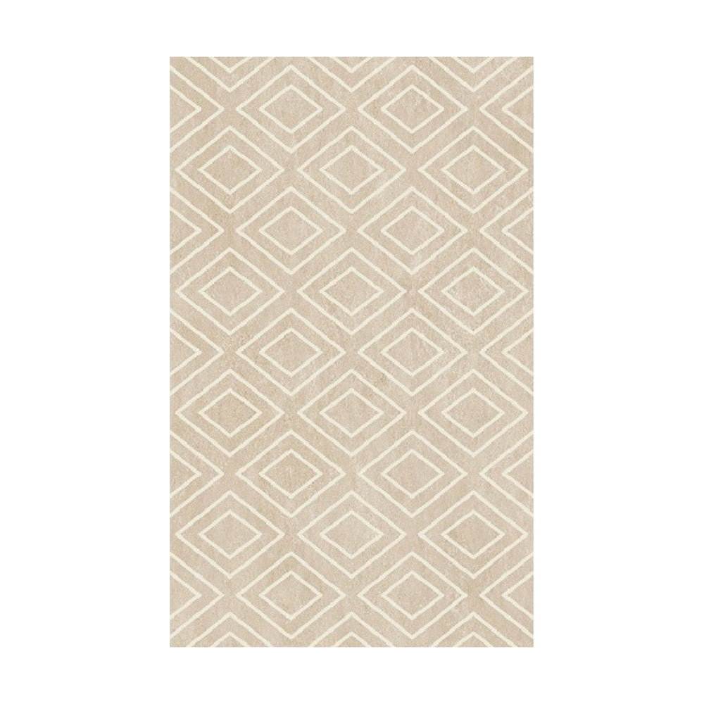 Cream Machine Washable Area Rug