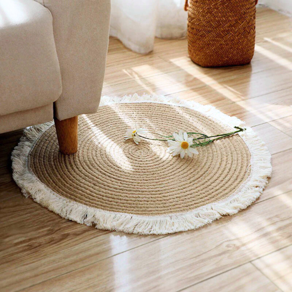 Cotton Rope Braided Area Rug