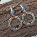 Load image into Gallery viewer, Bohemian Vintage Drop Earrings in Silver
