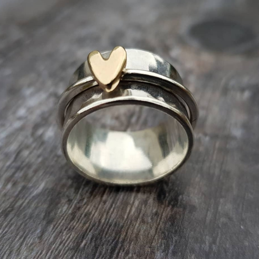 Dainty Vintage Statement Ring in Gold