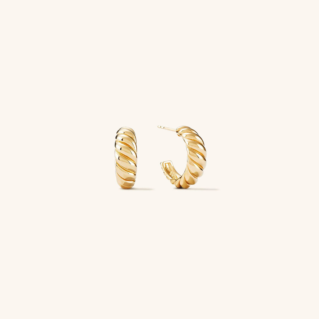 Croissant Bow Earrings