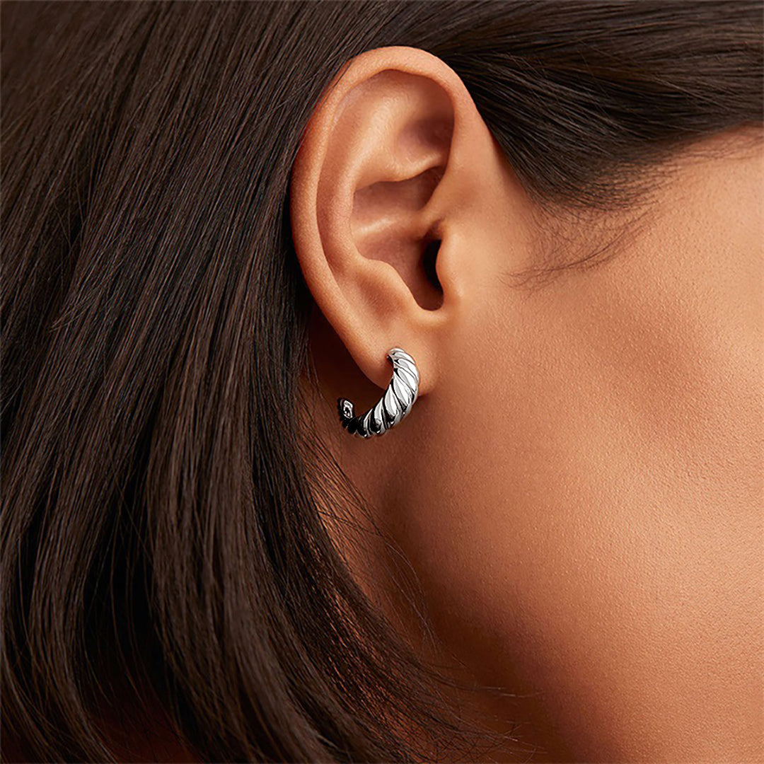 Croissant Bow Earrings