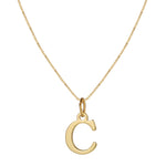 Load image into Gallery viewer, 14k Sleek Serif Initial Necklace
