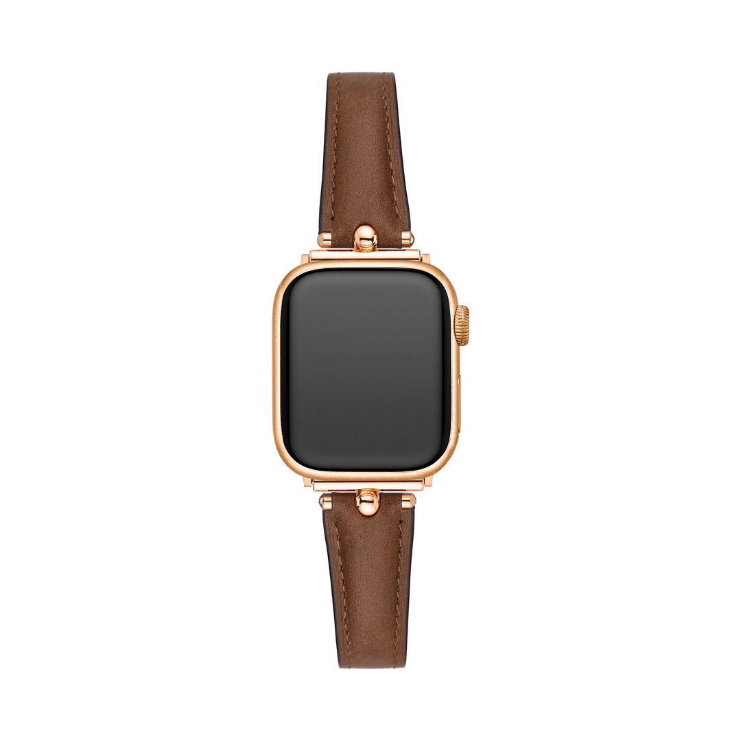 Luxury Genuine Leather Apple Watch Bands for Women