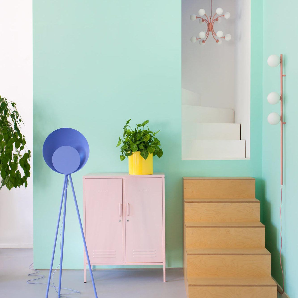 Spherical Glass Nordic Inspired Wall Light