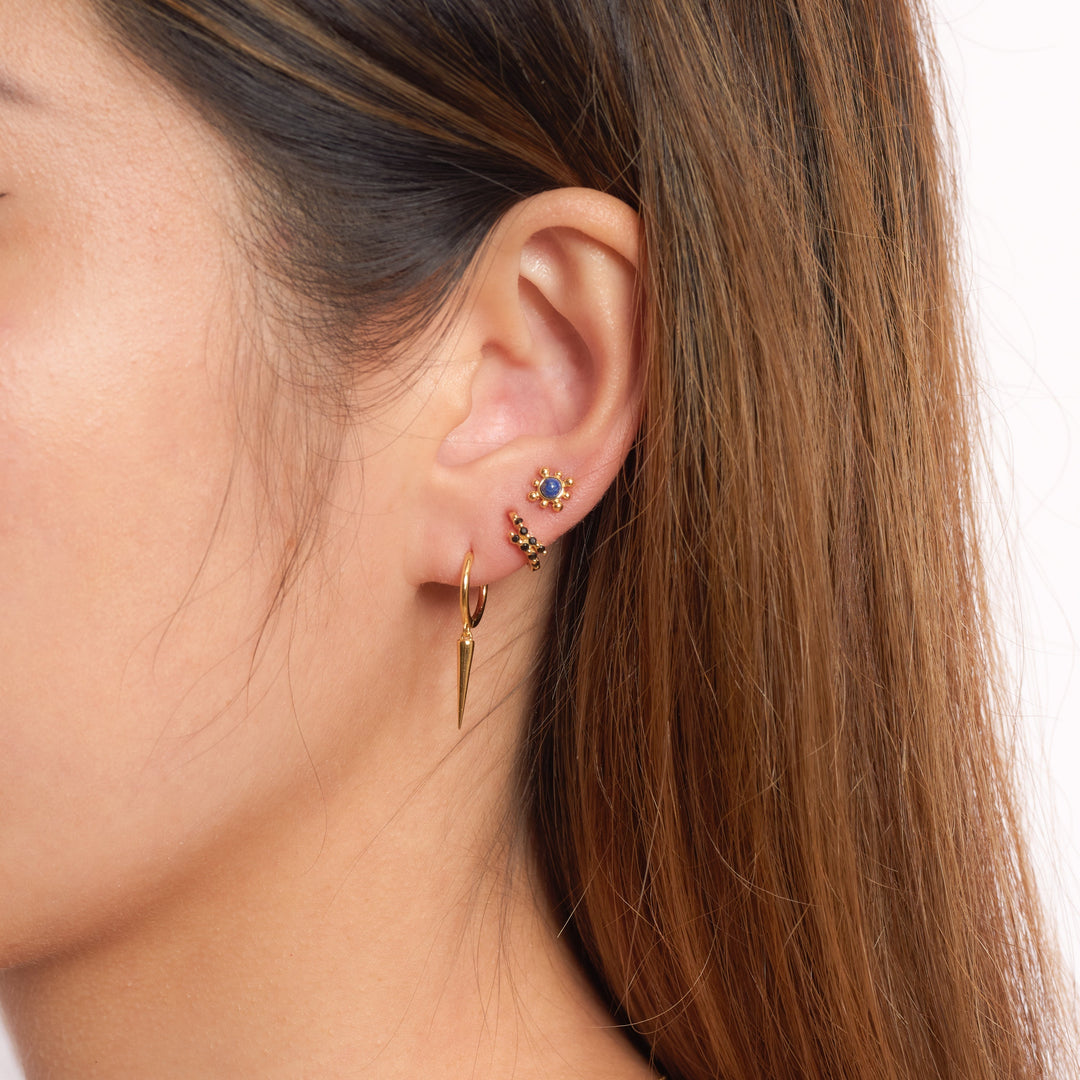 Kamala Angular Spike Earrings