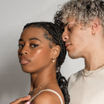Load image into Gallery viewer, Vanna CZ Star Hoop Earrings
