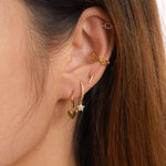 Load image into Gallery viewer, Kalpana Sweetheart Hoop Earrings
