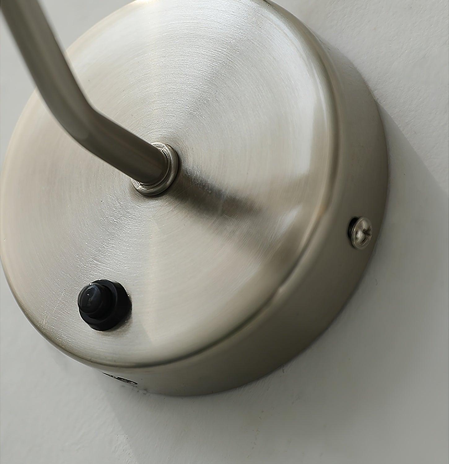 Ceramic Ribbed Nordic Inspired Wall Light