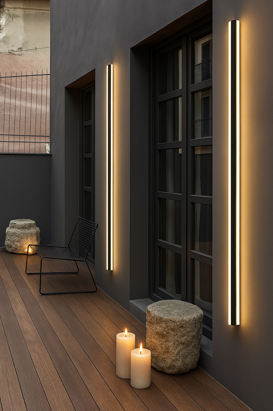 Outdoor Rust-Resistant Waterproof LED Wall Light Fixture