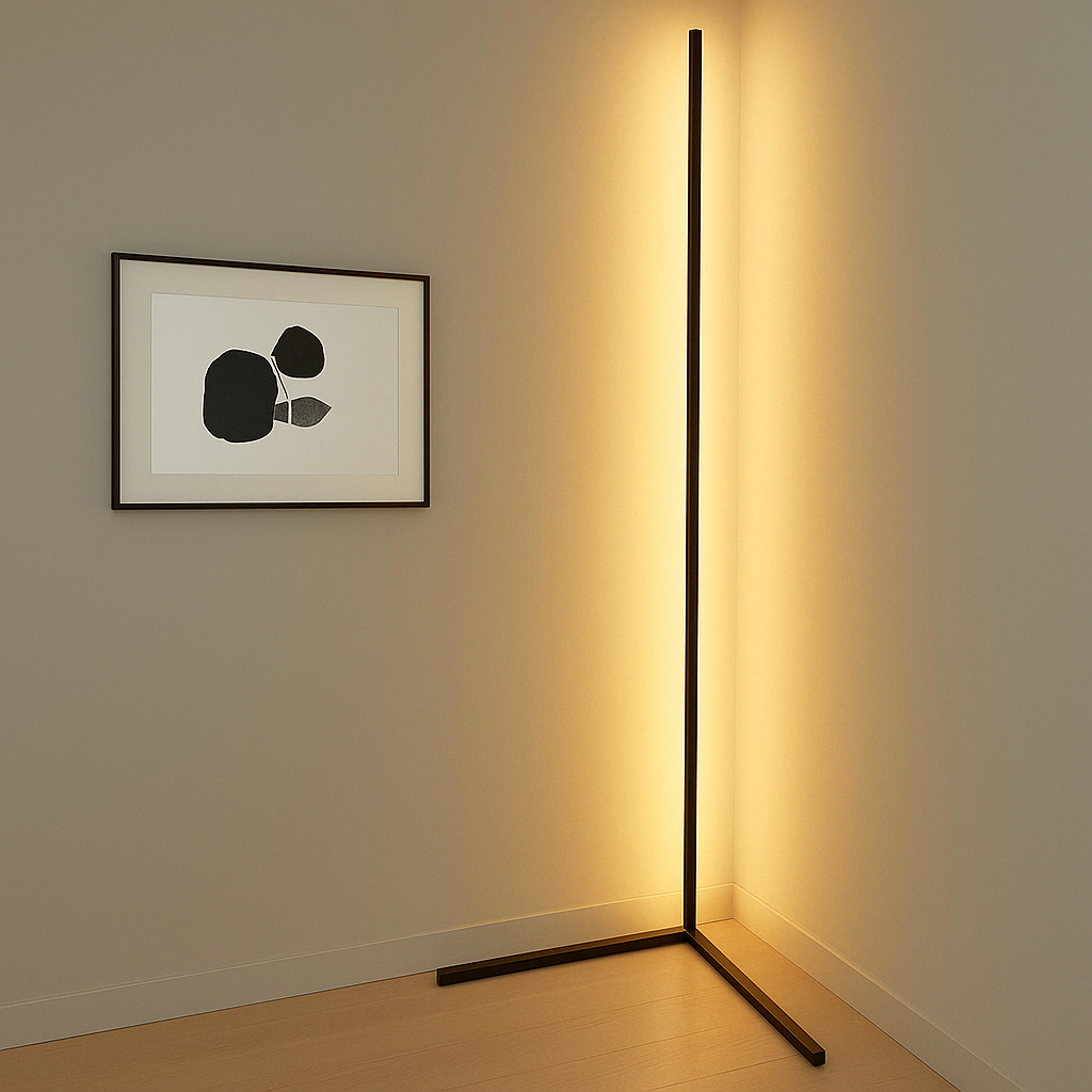 LED Floor Lamp - Alexa &amp; Google Home Voice Compatible With Dimmable Colour Options