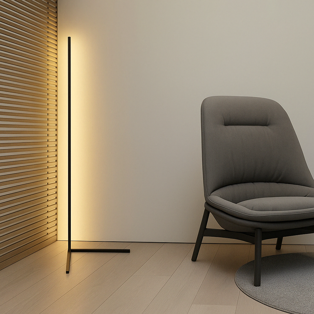 LED Floor Lamp - Alexa &amp; Google Home Voice Compatible With Dimmable Colour Options