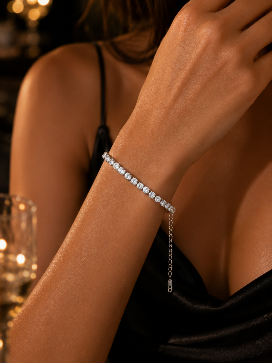 Mini Crystal Tennis Bracelet