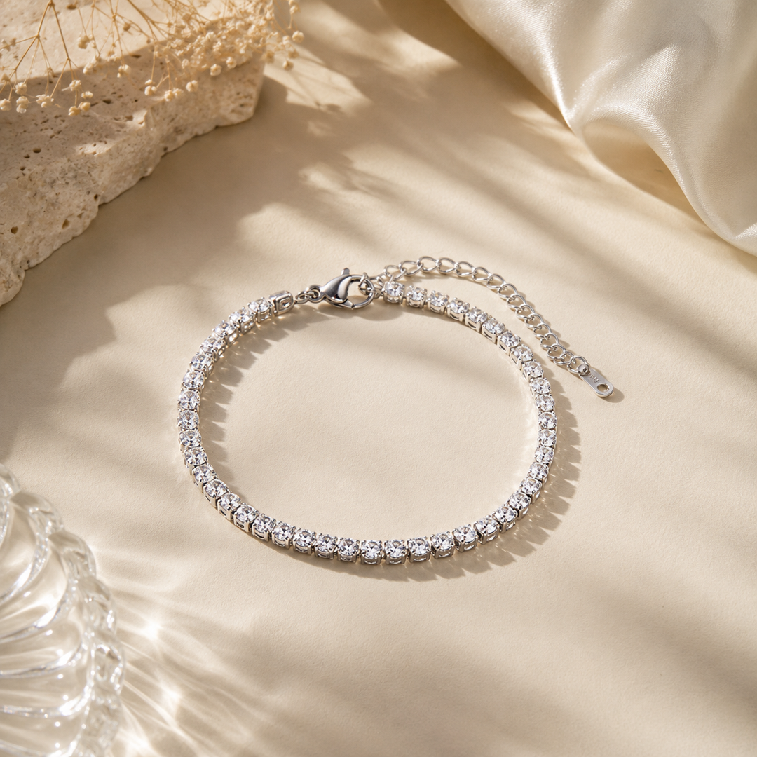 Mini Crystal Tennis Bracelet