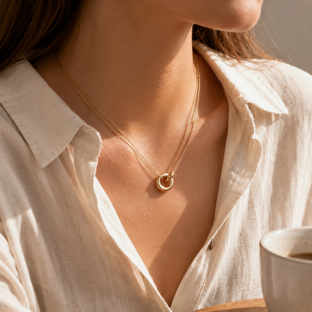 Sabrina Gold Chain Necklace