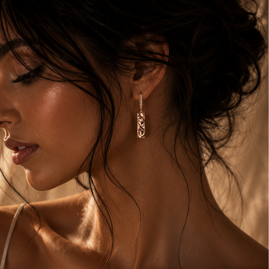 Romantic Drop Earrings in Gold and Silver
