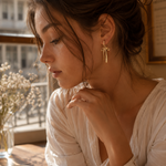 Load image into Gallery viewer, Chic Bow Hoop Earrings
