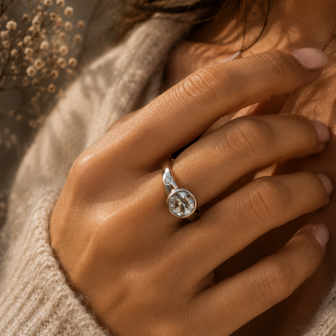 Classic Zirconia Statement Ring