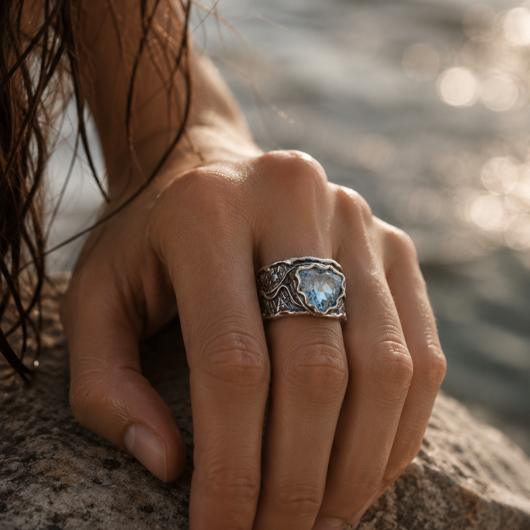 Luxurious Sapphire Statement Ring
