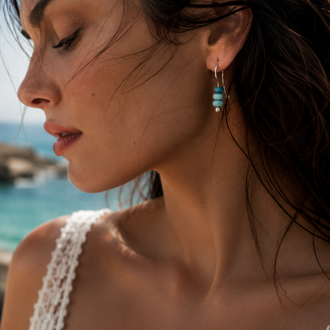 Bohemian Turquoise Retro Earrings
