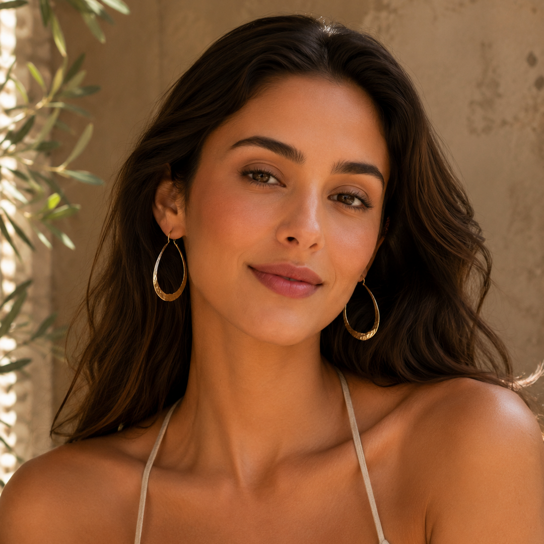 Romantic Vintage Hoop Earrings