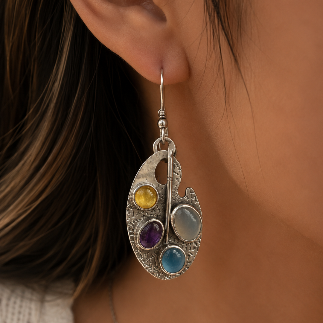 Chic Multicolour Vintage Earrings