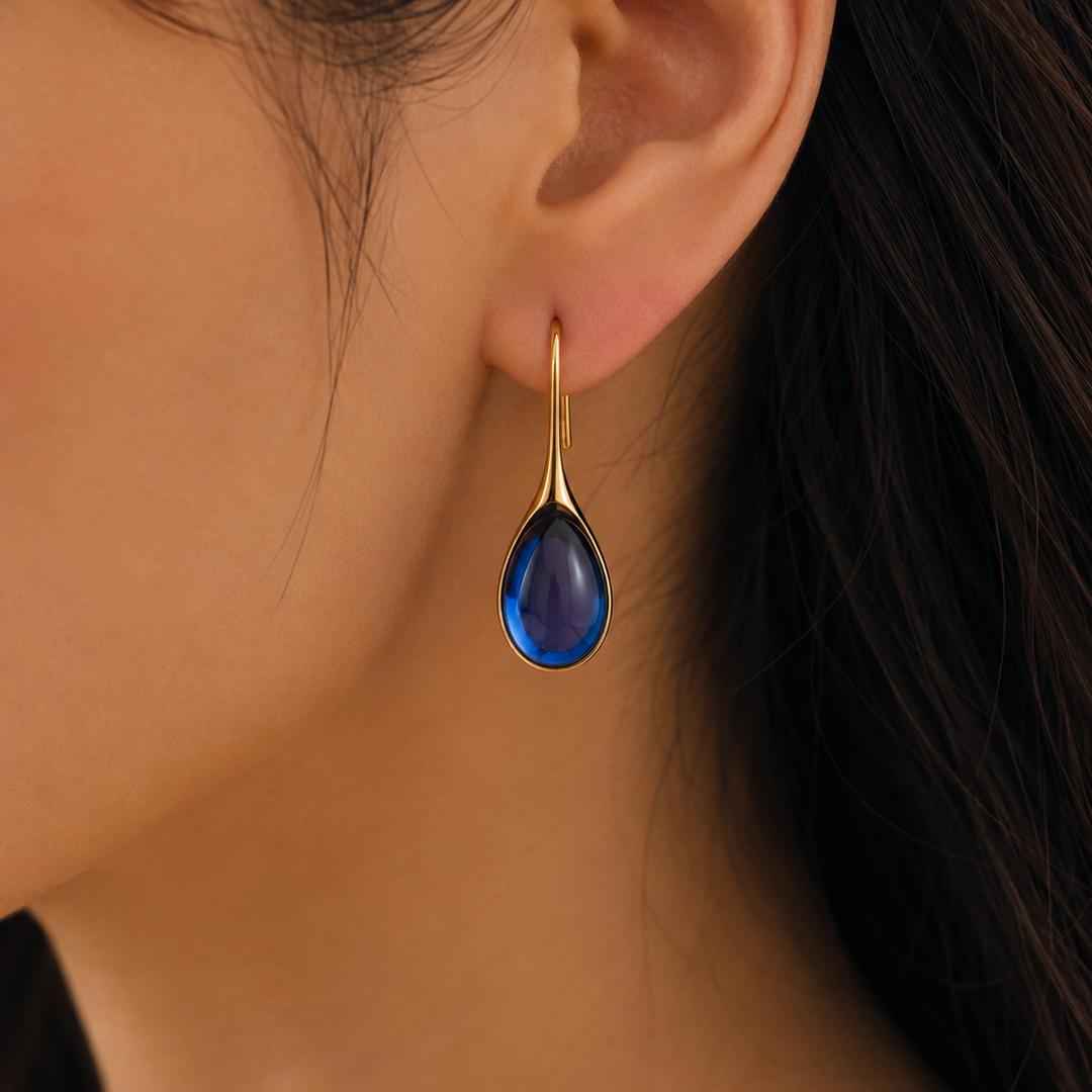 Bohemian Crystal Drop Earrings