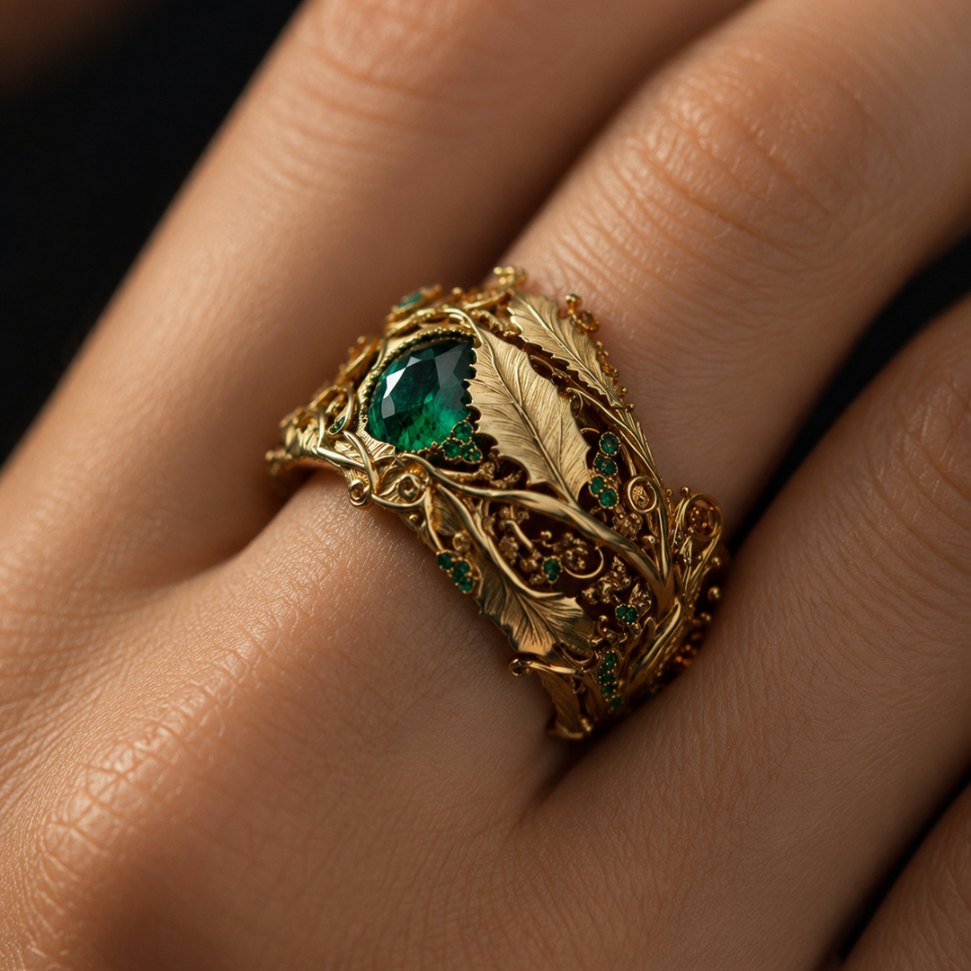 Luxurious Crystal Statement Ring