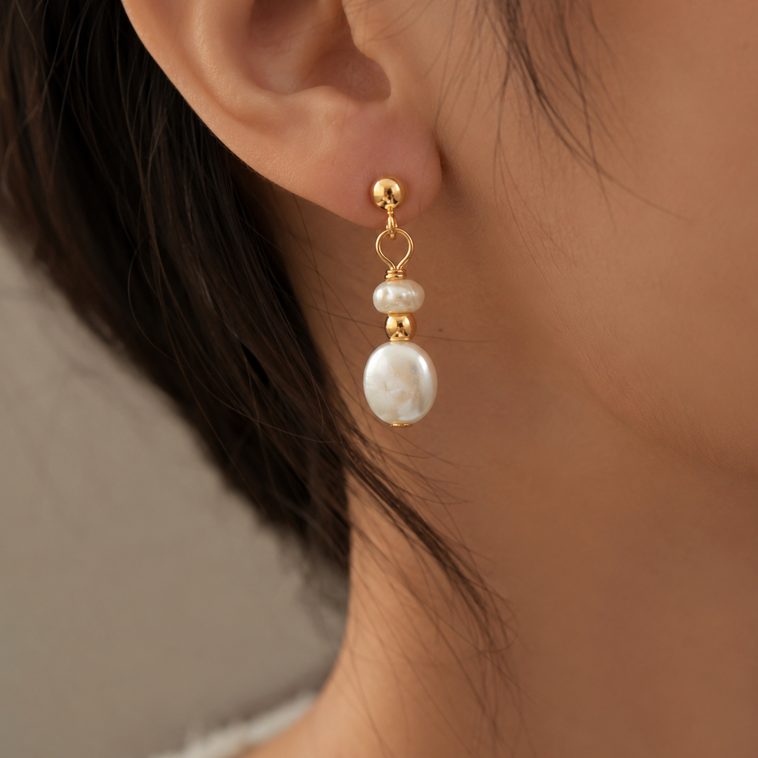 Classic Pearl Drop Earrings